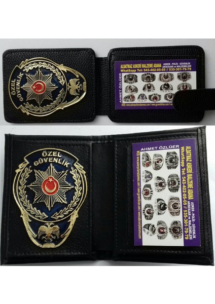2AD,ÖZEL Güvenlik Rozetli Cüzdanı Al.sadece Özel Güvenlik Görevlisi Satın Alabilir.sivile Satılmaz. modelleri