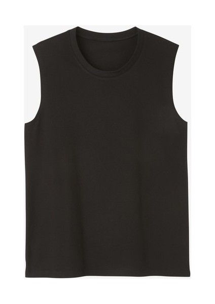 DOMYOS Erkek Siyah Regular Sporcu Atleti 500 - Fitness