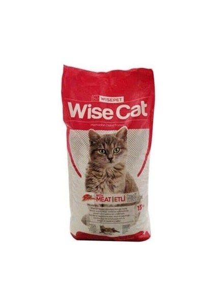 Wisecat Etli Kedi Maması 15 kg