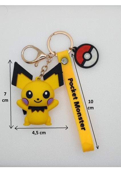 Pokémon Picu Lüx Büyük Anahtarlık Model 3