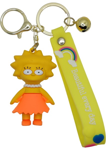 Simpsonlar Lisa Simpson Lüx Büyük Anahtarlık