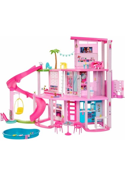 Barbie; New Dreamhouse Mega Oyun Evi Set