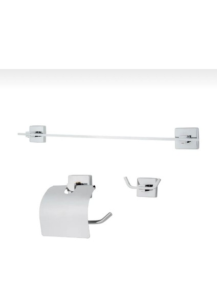 Havluluk Tuvalet Kağıtlık İkili Bornozluk Komple Set Pirinç Paslanmaz Premium Banyo Seti fiyatları