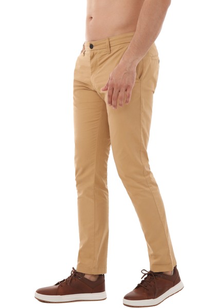 TB0A2BYYEH31 Timberland Twill Chino Pant (Slim) Erkek Pantolon Bronz
