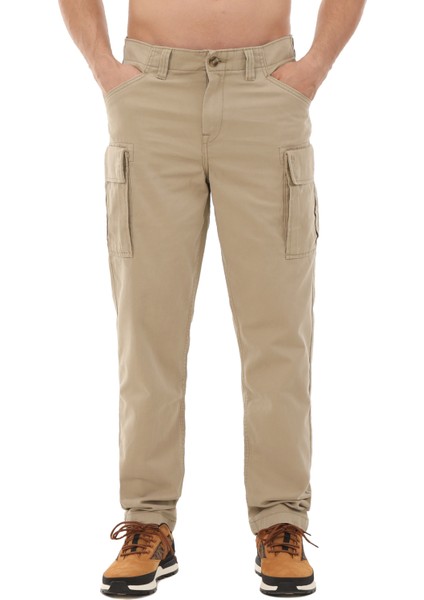 TB0A5TVYDH41 Timberland Twill Cargo Pant Erkek Pantolon Haki