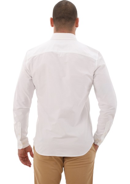 TB0A6GPNA941 Timberland Oxford Shirt Erkek G&amp;ouml;mlek Beyaz fırsatları