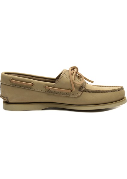 TB0A2FJQEN71 Timberland Boat Shoe Erkek Spor Ayakkabı Krem