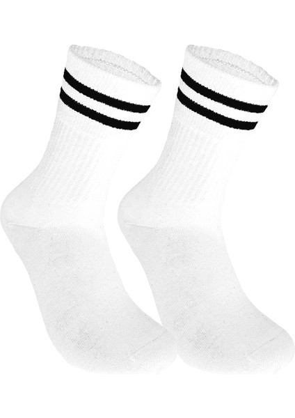 Tennis 2 Pack Unisex Beyaz Çorap