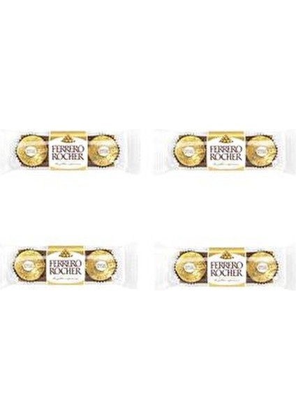 Rocher T3 Fındıklı Çikolata 37,5 gr x 4 Adet