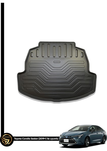 Toyota Corolla Sedan 2019 ve Sonrası 3D Tam Uyumlu Voic Kauçuk Bagaj Havuzu fiyatları