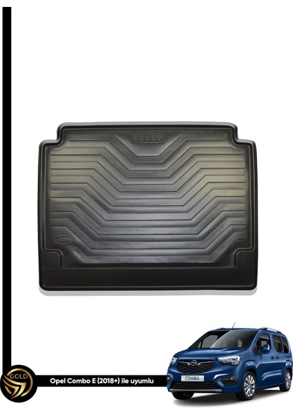 Opel Combo E 2018+ 3D Tam Uyumlu Voic Kauçuk Bagaj Havuzu