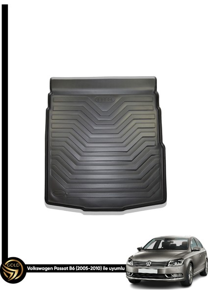 Volkswagen Passat B6 Sedan 2005 - 2010 Birebir Uyumlu Kauçuk Yumuşak Clioe 3D Bagaj Havuzu fiyatları