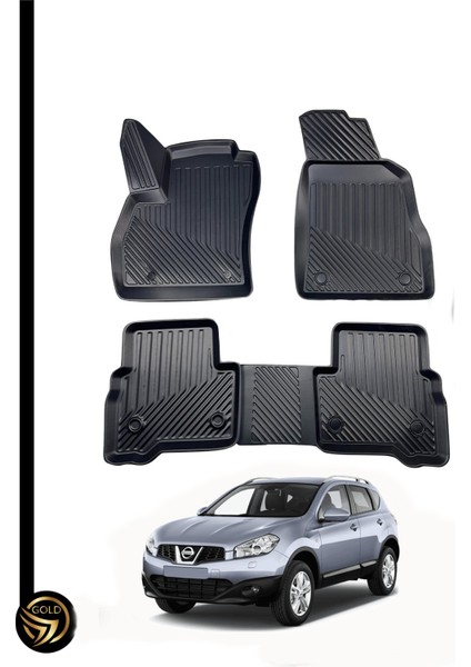 Nissan Qashqai 2007-2014 3D Havuzlu Paspas Kauçuk Vox