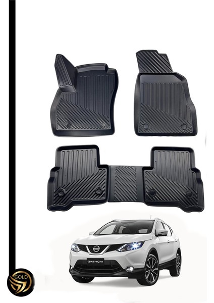 Nissan Qashqai 2014-2020 3D Havuzlu Paspas Kauçuk Vox