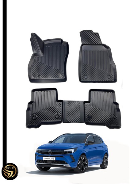 Opel Grandland x 2017+ 3D Havuzlu Paspas Kauçuk Vox