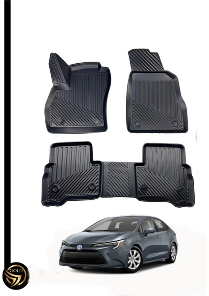 Toyota Corolla 2019-2014 Sedan 3D Havuzlu Paspas Kauçuk Vox
