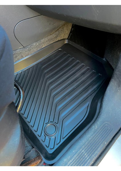 Opel Combo D 2010 Havuzlu Paspas + Bagaj Havuzu Lila Ikili Set