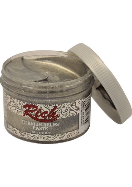 Titanyum Rölyef Pasta 160 cc Antik Gümüş