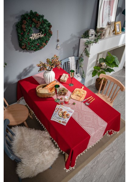 Çok Amaçlı Masa Örtüsü Piknik Örtüsü ve Masa Örtüsü Elmas Jakar Desen 140X240CM (Yurt Dışından)