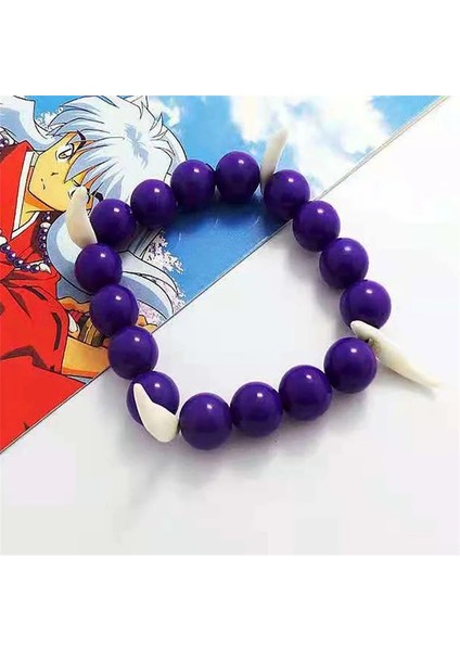 No.1 Boyutu Yeni Klasik Anime Inuyasha Kolye Kelime Ruhu Tespih Siyah Boncuklu Kolye Bileklik Logo Kolye Takı Hediye (Yurt Dışından) fırsatları
