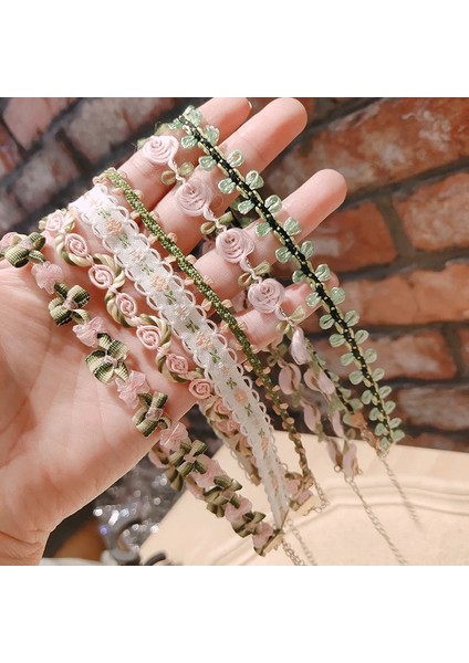 XL-1199 Süper Peri Moda Dantel Çiçek Gerdanlık Oynak Sevimli Kız Klavikula Zinciri Kısa Boyun Zinciri Süs Kadın Kolye Güzel Takı (Yurt Dışından) fiyatları