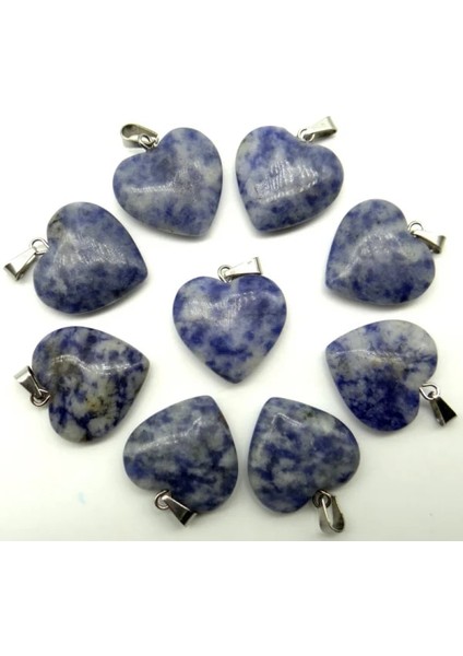 Siyah Stil No.25 Doğal Labradorit Lapis Opal Kaplan Gözü Karışık Taş Takılar Kalp Kolye Diy Takı Yapımı Için Kolye (Yurt Dışından)