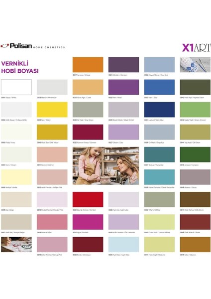 X1 Art Vernikli Hobi Boyası Limon Küfü 120 ml fırsatları