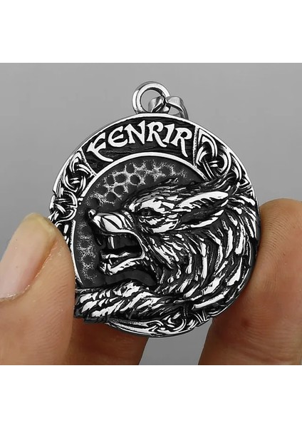 No.20 Boyutu Hnl Paslanmaz Çelik Kolye Mızrak Ucu Viking Rune Zincir Kolye Erkekler Için Erkek Boyun Takı Aksesuarları Hediye (Yurt Dışından)