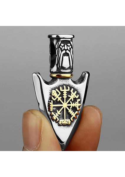 No.20 Boyutu Hnl Paslanmaz Çelik Kolye Mızrak Ucu Viking Rune Zincir Kolye Erkekler Için Erkek Boyun Takı Aksesuarları Hediye (Yurt Dışından) modelleri