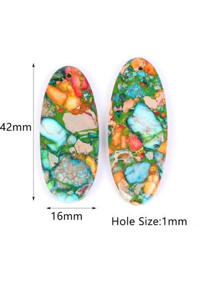 STIL14 Doğal Su Damlası Üçgen Oval Deniz Tortu Jades Taş Kolye Takı Yapımı Için Diy El Sanatları Kolye Aksesuarları 42*16MM (Yurt Dışından)