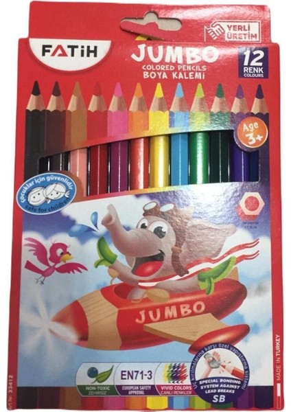 Kalem Fatih Jumbo Kuru Boya