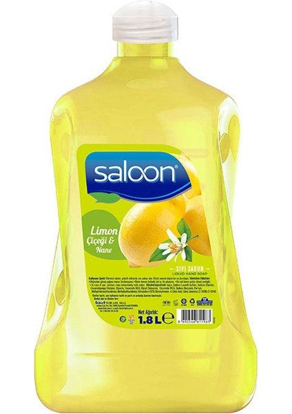 Sıvı Sabun 1,8 Lt Limon Çiçeği & Nane