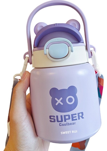 Sweet Ruı Çocuk Diyagonal Yalıtımlı Su Şişesi 600ML (Yurt Dışından)