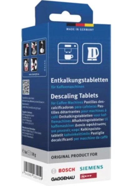 Kahve Makineleri Su Isıtıcıları Için Kireç Çözücü Tablet