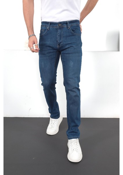 Erkek Likralı Denim Regular Fit Jeans modelleri