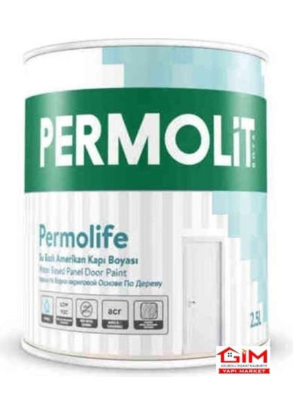 Permolife Panel Kapı Beyaz 2,5
