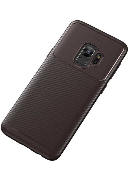 Galaxy S9 Uyumlu App Negro Silikon Kapak-Kahverengi