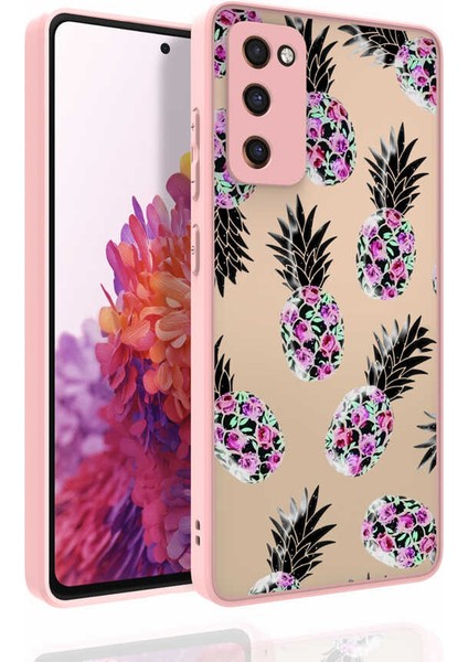 Galaxy S20 Fe Uyumlu Desenli Kamera Korumalı Parlak App Nora Kapak-No1