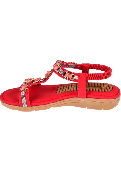 Comfort Kadın Sandalet GJ-1207 Kırmızı