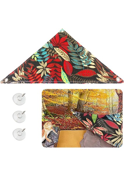 C Tarzı 27X27X40CM Sürüngen Hamak Kertenkele Recliner Kancalı Üçgen Asılı Net Bukalemun Gecko Sakallı Ejderha Kertenkele Anoller (Yurt Dışından)