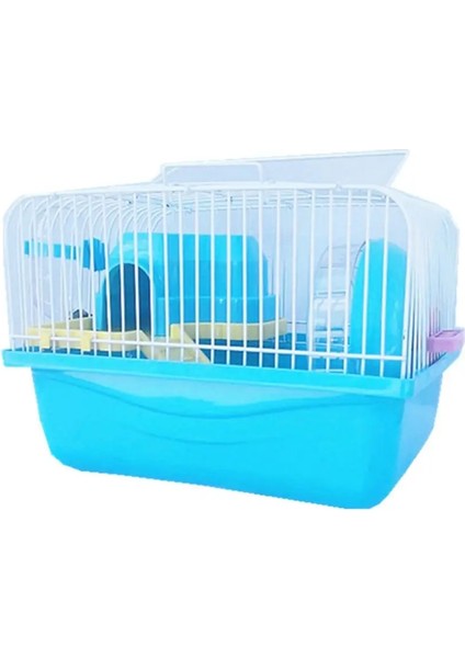 Kahverengi Tarzı Pembe Hamster Kafesi Çift Lüks Hamster Malzemeleri Oyuncak Küçük Malikane Kafesi Renkli Şasi (Yurt Dışından) indirimleri