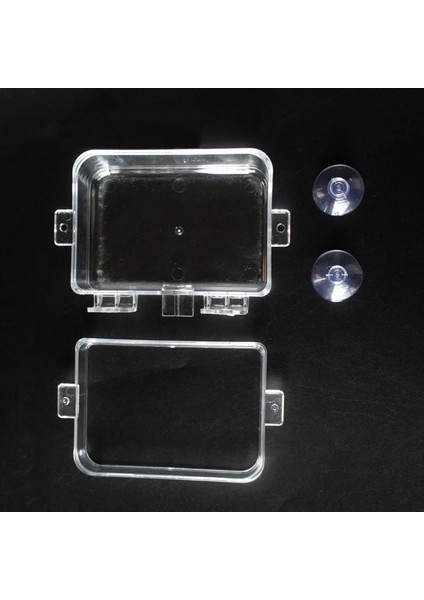 Y5GB Vantuzlu Sürüngen Besleyici Kaçış Önleyici Temizle Gıda Kasesi Solucan Kertenkele Için Canlı Konteyner Çıkarılabilir Kolay Temizlenebilir (Yurt Dışından) fiyatları