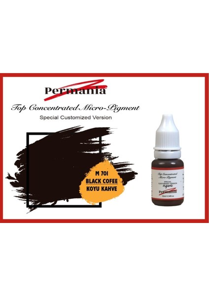Permania Kalıcı Makyaj Boyası Kaş Boyası 10ML