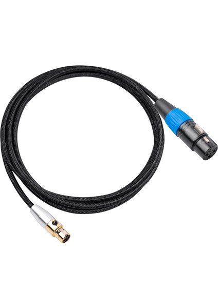 Mını Xlr 3pin Erkek Xlr 3pin Konnektör Mikrofon Adaptör Kablosu (Yurt Dışından)