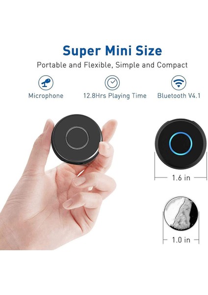 Araba Için Bluetooth Ses Alıcısı, Rca Aux'lu Kablosuz Ses Adaptörü (Yurt Dışından)