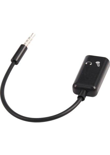 3,5 mm Kulaklık+Mikrofon Adaptörü, Kablo Demeti Konnektörünü Birleştirir (Yurt Dışından)