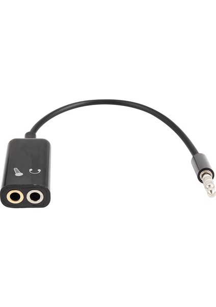 3,5 mm Kulaklık+Mikrofon Adaptörü, Kablo Demeti Konnektörünü Birleştirir (Yurt Dışından)