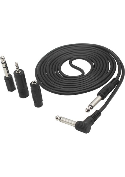 Metre Kablo 6.35MM Düz - 6.35 Dirsek Gitar Ses Ekipmanı (Yurt Dışından)