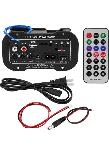 Bluetooth Hifi Amplifikatör, 5 Inç Oto Araba Dijital Bluetooth Amplifikatör (Yurt Dışından)