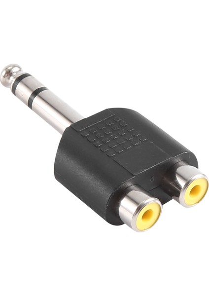 Erkek Stereo 2 Çift Rca Dişi Y Splitter Ses Adaptörü Dönüştürücü (Yurt Dışından)